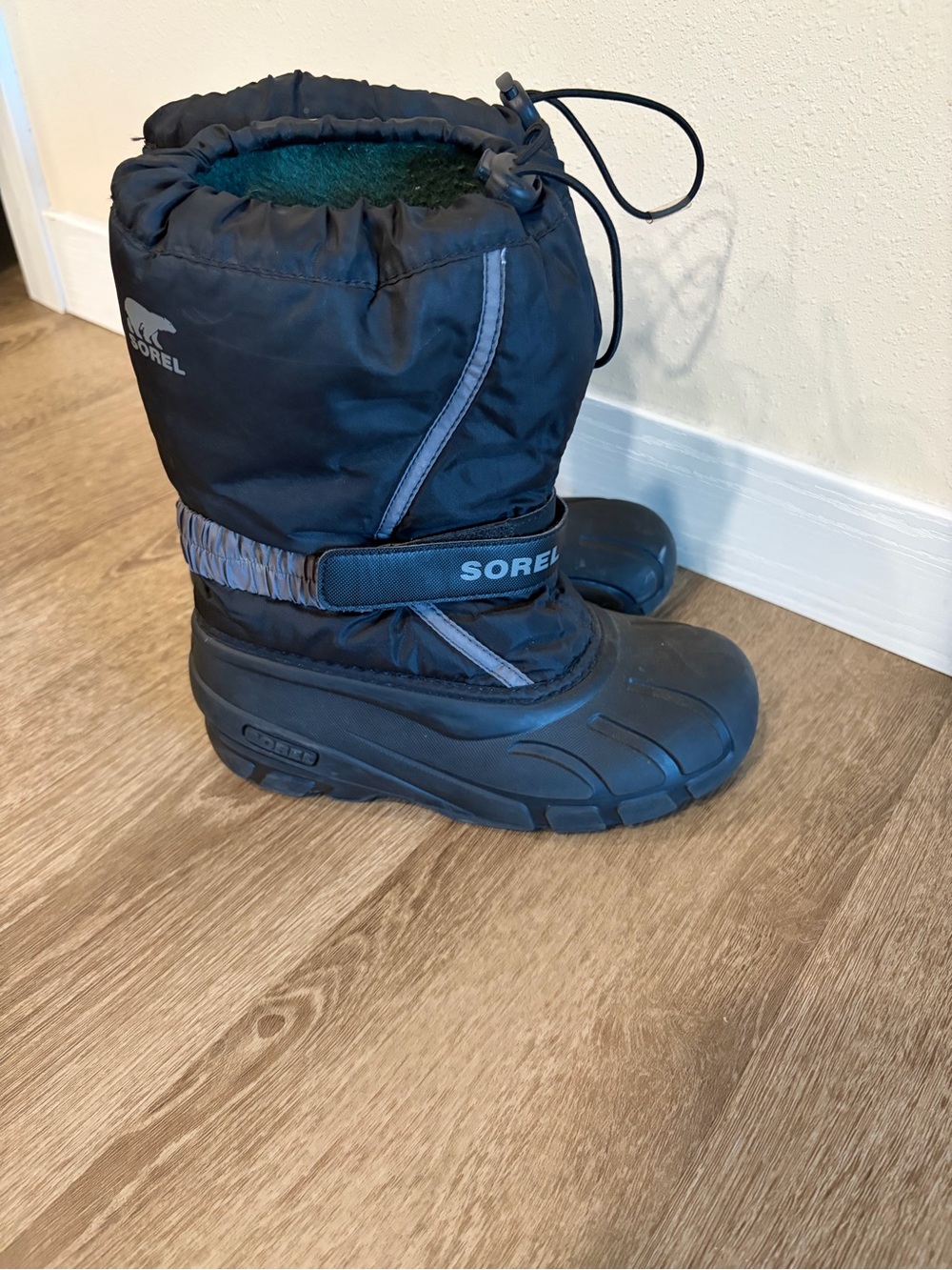 Sorel Kids' Black Insulated Winter Boots I Size 3